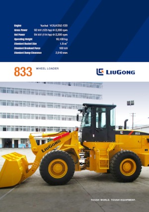 Wheel Loaders Liugong CLG833