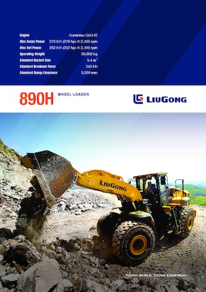 Wheel Loaders Liugong 890H