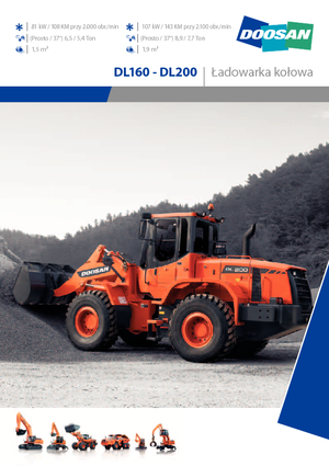 Tekerlekli yükleyiciler Doosan DL 200