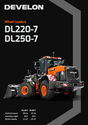 Tekerlekli yükleyiciler Develon DL250-7