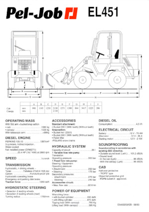 Wheel Loaders Pel-Job EL 451
