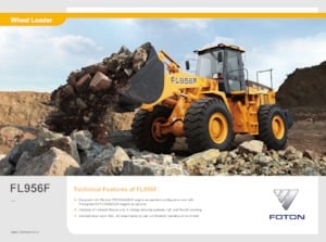 Tekerlekli yükleyiciler Foton Lovol FL956H