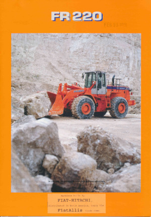 Tekerlekli yükleyiciler Fiat-Hitachi FR 220