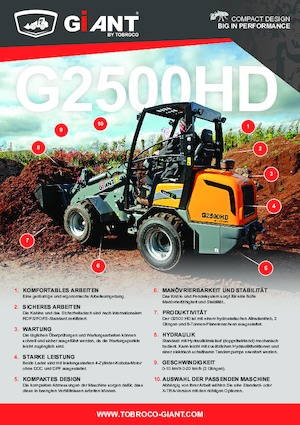 Wheel Loaders Giant G2500 X-tra HD