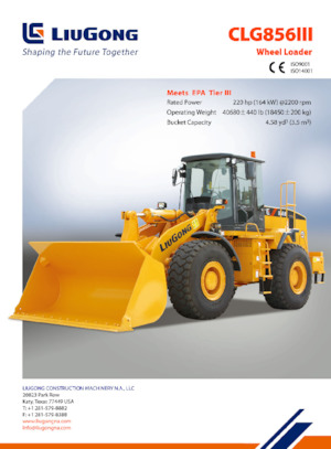 Wheel Loaders Liugong GLC856 III 