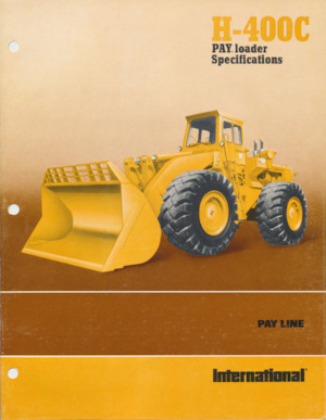 Wheel Loaders International Harvester H-400C