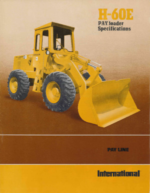 Wheel Loaders International Harvester H-60E