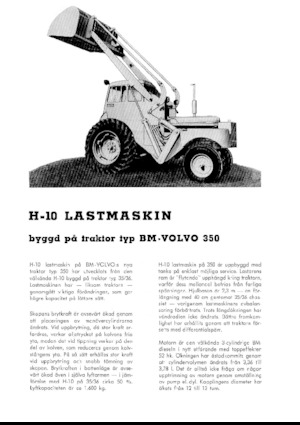 Wheel Loaders Volvo H10-350