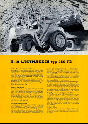 Wheel Loaders Volvo H10-350FB