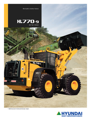 Tekerlekli yükleyiciler Hyundai HL 770-9