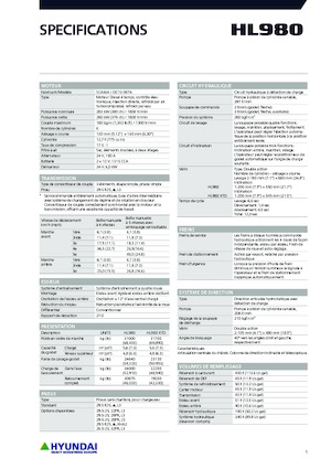 Tekerlekli yükleyiciler Hyundai HL980XT