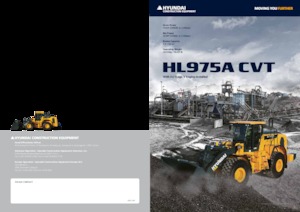 Wheel Loaders Hyundai HL975ACVT