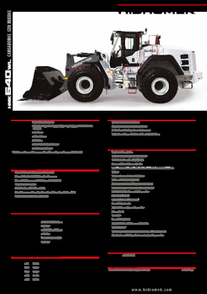 Tekerlekli yükleyiciler Hidromek HMK 640 WL