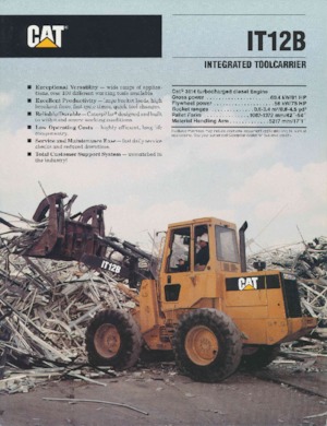 Wheel Loaders Caterpillar IT 12 B