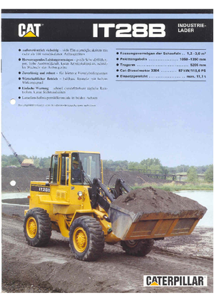 Wheel Loaders Caterpillar IT 28 B