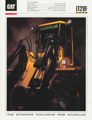 Wheel Loaders Caterpillar IT 28 F