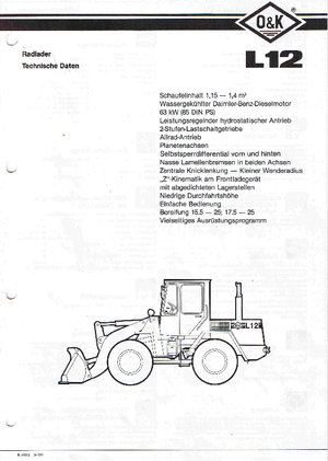 Wheel Loaders O&K L 12