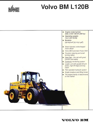 Wheel Loaders Volvo L 120 B