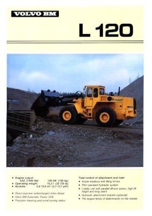 Wheel Loaders Volvo L 120