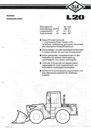 Wheel Loaders O&K L 20