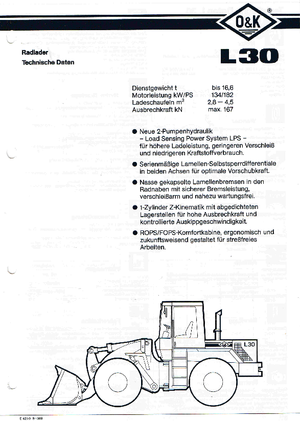 Wheel Loaders O&K L 30