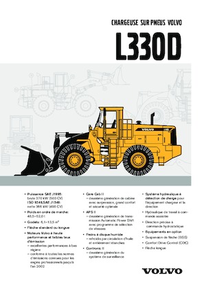 Tekerlekli yükleyiciler Volvo L 330 D-LB
