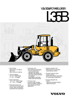 Wheel Loaders Volvo L35B ZS Pro