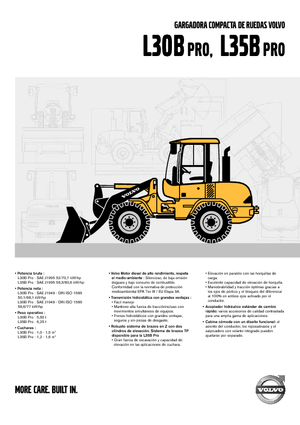 Tekerlekli yükleyiciler Volvo L30B ZX Pro