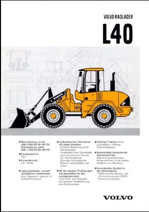 Wheel Loaders Volvo L 40