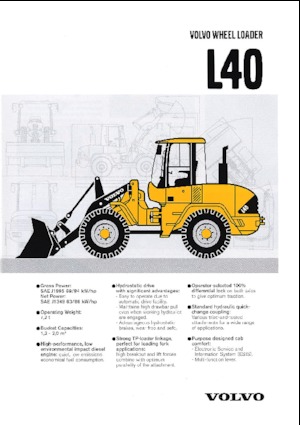 Wheel Loaders Volvo L 40