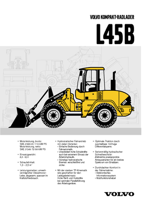 Wheel Loaders Volvo L 45 BTP