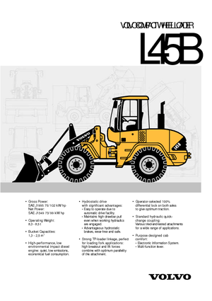 Wheel Loaders Volvo L 45 BTP
