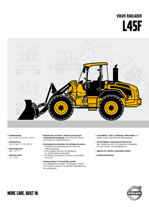 Wheel Loaders Volvo L45F