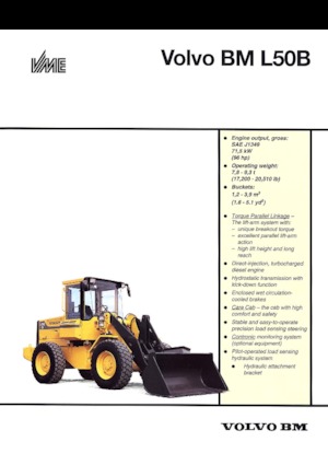 Wheel Loaders Volvo L 50 B