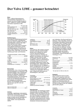 Tekerlekli yükleyiciler Volvo L 50 E