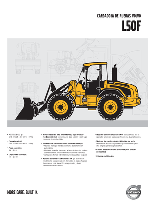 Wheel Loaders Volvo L50F