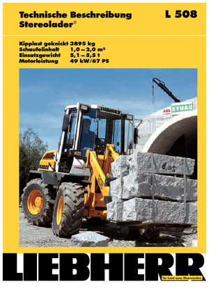Wheel Loaders Liebherr L 508 P-Stereo