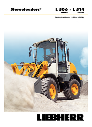 Tekerlekli yükleyiciler Liebherr L 507 Stereo