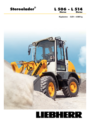 Tekerlekli yükleyiciler Liebherr L 507 Stereo