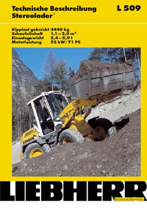 Wheel Loaders Liebherr L 509 Stereo