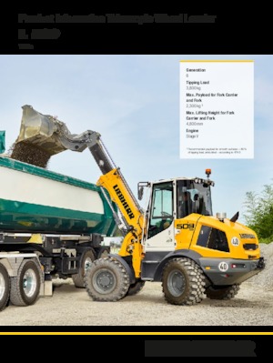 Wheel Loaders Liebherr L 509 Tele