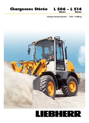 Tekerlekli yükleyiciler Liebherr L 514 Z-Stereo