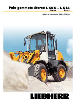 Tekerlekli yükleyiciler Liebherr L 514 Z-Stereo