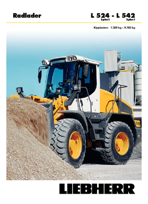 Tekerlekli yükleyiciler Liebherr L 524 P 2 plus 1