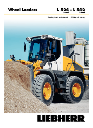 Tekerlekli yükleyiciler Liebherr L 524 P 2 plus 1