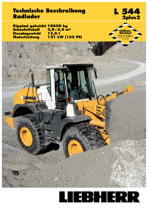 Tekerlekli yükleyiciler Liebherr L 544