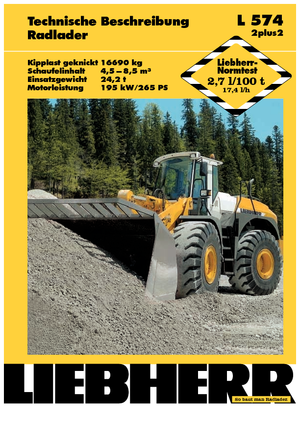 Tekerlekli yükleyiciler Liebherr L 574