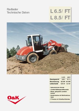 Tekerlekli yükleyiciler O&K L 8.5 FT