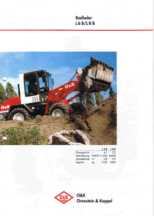 Wheel Loaders O&K L 8 B