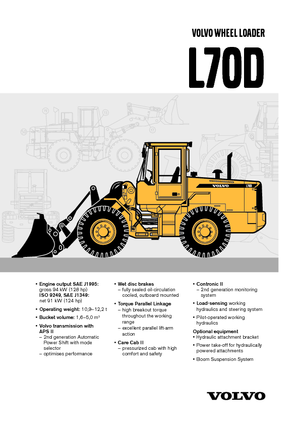 Wheel Loaders Volvo L 70 D